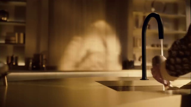 Video Reference: Tap, Water, Sink, Fountain, Gas, Flooring, Plumbing fixture, Kitchen, Wood, Font