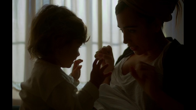 Video Reference: Hairstyle, Shoulder, Window, Ear, Eyelash, Gesture, Vision care, Dress, Happy, Fun