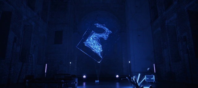 Video Reference: Blue, Water, Entertainment, Sky, Performing arts, Building, Art, Electric blue, Electricity, Space