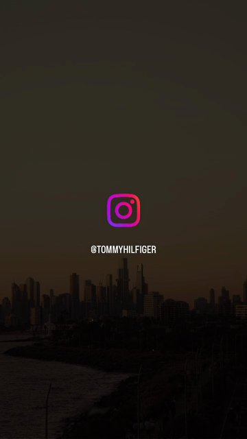 Video Reference: cityscape, skyline, dusk, dark, instagram, logo, social media, text overlay, silhouette, urban, waterfront