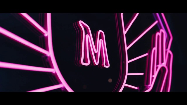 Video Reference: Purple, Pink, Violet, Font, Magenta, Visual effect lighting, Electric blue, Rectangle, Electronic signage, Art