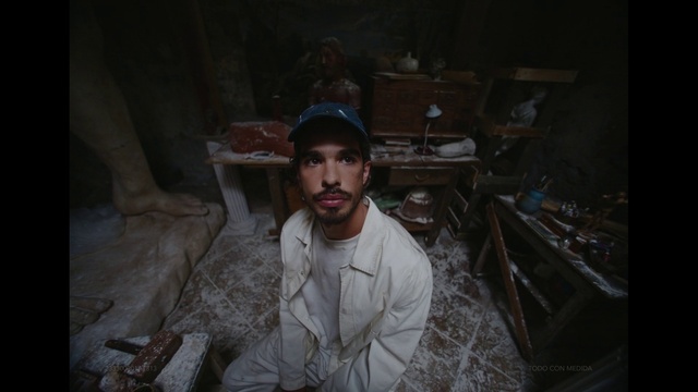 Video Reference: Flash photography, Hat, Fun, Darkness, Beard, Baseball cap, Midnight, Cap, Room, Sitting