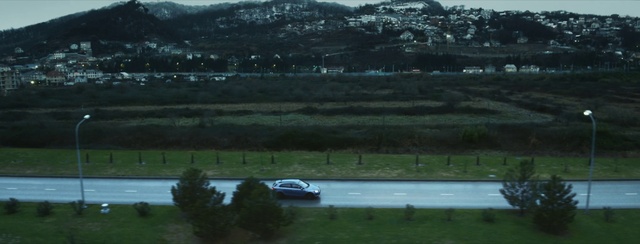 Video Reference: Plant, Car, Vehicle, Asphalt, Grass, Motor vehicle, Landscape, Plain, Grassland, Natural landscape