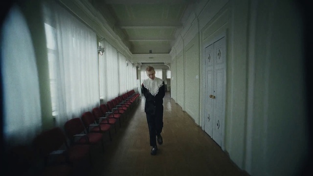Video Reference: Footwear, Flash photography, Wood, Flooring, Floor, Door, Wall, Curtain, Symmetry, Darkness