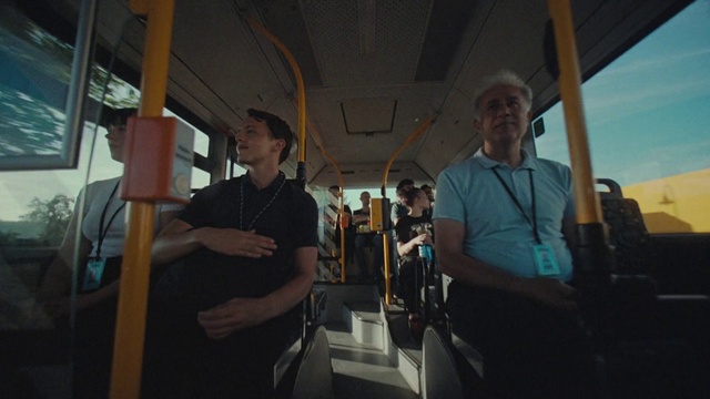 Video Reference: Air travel, Mode of transport, Public transport, Passenger, Fun, Travel, T-shirt, Vehicle, Event, Airline