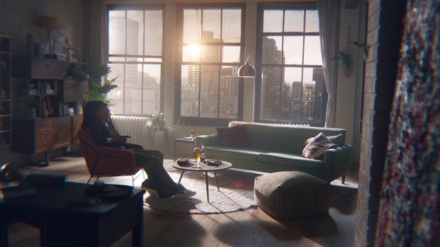 Video Reference: Furniture, Couch, Building, Window, Plant, Comfort, Interior design, Houseplant, Picture frame, Architecture