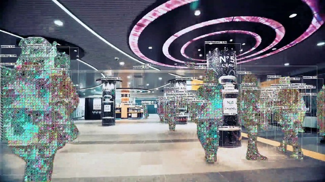 Video Reference: Light, Lighting, Architecture, Building, Electricity, Retail, Public space, City, Metropolitan area, Ceiling