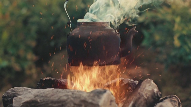 Video Reference: Ash, Bonfire, Fire, Flame, Liquid, Gas, Heat, Campfire, Drinkware, Smoke