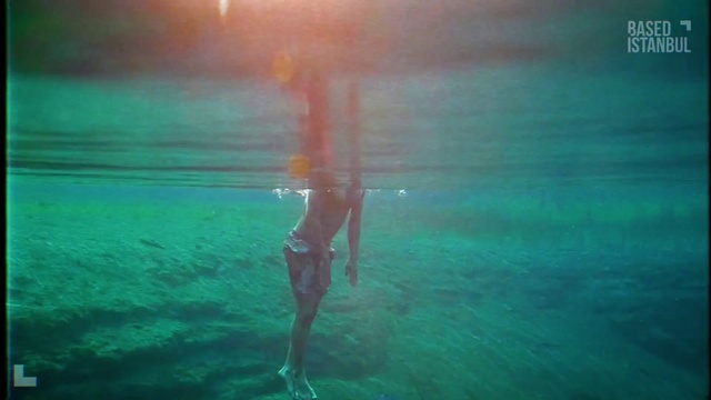 Video Reference: Water, Shorts, Azure, Sky, Body of water, People in nature, Aqua, Horizon, Underwater, Fun
