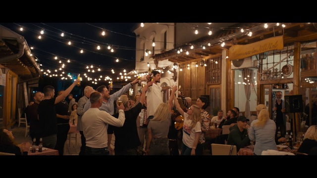 Video Reference: Flash photography, Dress, Entertainment, Performing arts, Fun, Musical instrument, Chair, Event, Music, Suit