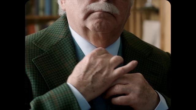 Video Reference: Clothing, Hand, Outerwear, Organ, Dress shirt, Jaw, Finger, Gesture, Suit, Collar