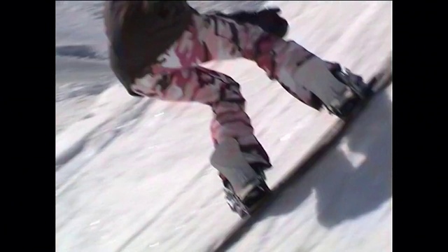 Video Reference: Sports equipment, Ice skate, Snow, Knee, Slope, Rolling, Ice rink, Recreation, Skateboarder, Skating
