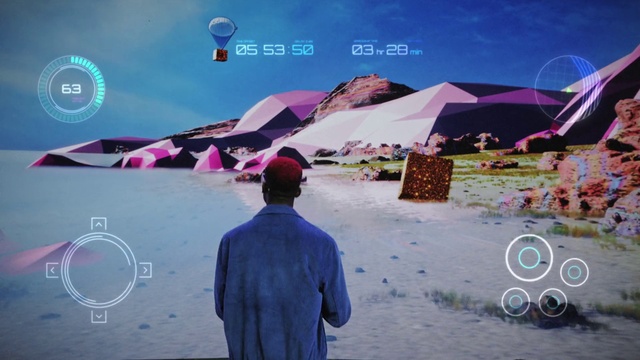 Video Reference: Sky, World, Azure, Natural environment, Plant, Travel, Lighting, Tent, Font, Art