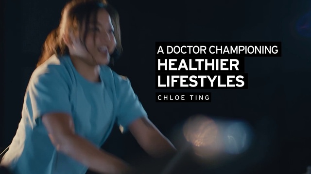 Video Reference: Smile, Flash photography, Sleeve, Gesture, Happy, Font, Electric blue, Elbow, T-shirt, Sitting