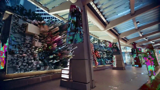 Video Reference: Fashion, Building, Interior design, Architecture, Purple, Floor, Flooring, Ceiling, Leisure, Art