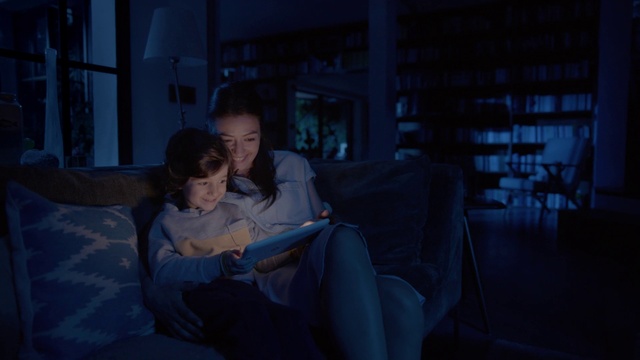 Video Reference: Comfort, Flash photography, Picture frame, Black hair, Midnight, Happy, Electric blue, Shelf, Couch, Leisure