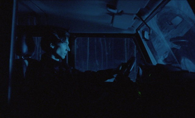 Video Reference: Flash photography, Tints and shades, Midnight, Electric blue, Darkness, Event, Room, Windshield, Helmet, Military person