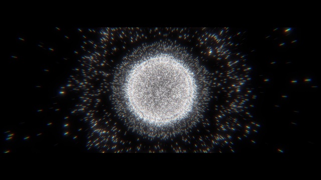 Video Reference: Astronomical object, Art, Gas, Circle, Science, Electric blue, Event, Fireworks, Darkness, Space