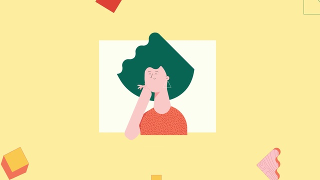 Video Reference: Sleeve, Gesture, Font, Rectangle, Art, Happy, Pattern, Magenta, T-shirt, Fictional character