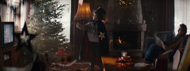 Video Reference: Christmas tree, Tree, Wood-burning stove, Plant, Hearth, Fire, Window, Wood, Gas, Fireplace