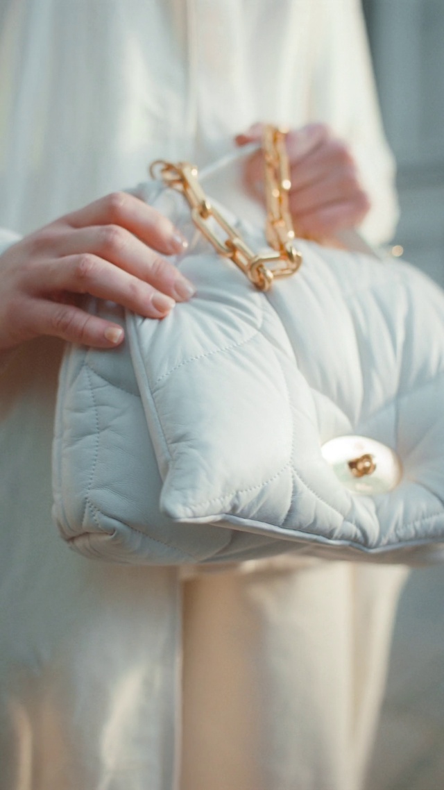 Video Reference: Hand, Human body, Neck, Dress, Textile, Sleeve, Waist, Gesture, Wrist, Blazer