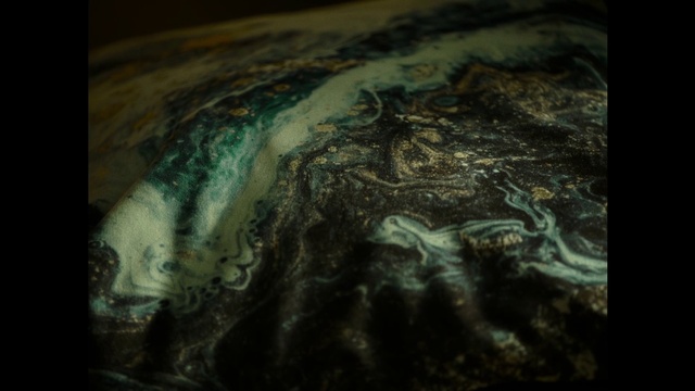 Video Reference: Wood, Art, Painting, Electric blue, Darkness, Space, Glass, Pattern, Visual arts, Metal