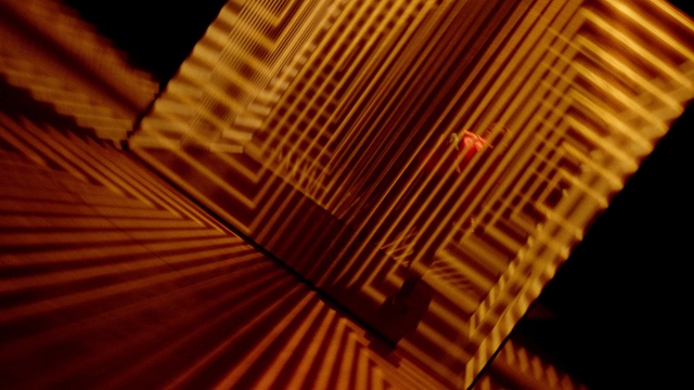 Video Reference: Brown, Wood, Orange, Building, Material property, Tints and shades, Pattern, Flooring, Symmetry, Close-up