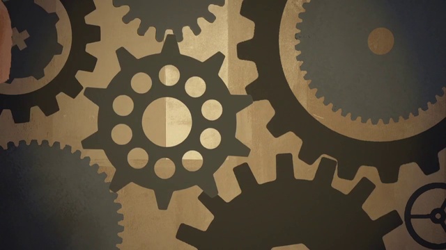 Video Reference: Crankset, Gear, Automotive tire, Font, Bicycle part, Wheel, Rim, Art, Circle, Pattern