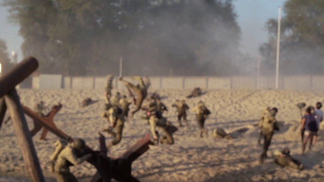 Video Reference: Cloud, Soldier, Landscape, Marines, Sky, Military person, Battle, Military organization, Army, Event