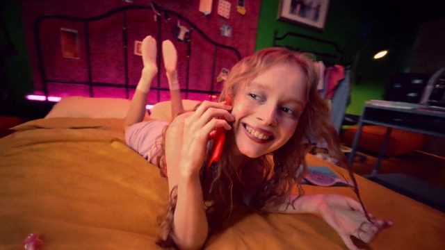 Video Reference: Smile, Hand, Arm, Tableware, Mouth, Muscle, Purple, Flash photography, Gesture, Finger