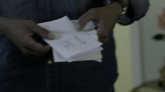 Video Reference: Hand, Sleeve, Gesture, Finger, Thumb, Nail, Font, Wrist, Event, Paper