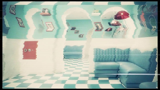 Video Reference: Green, Product, Blue, Azure, Rectangle, Fashion, Textile, Sleeve, Interior design, Art