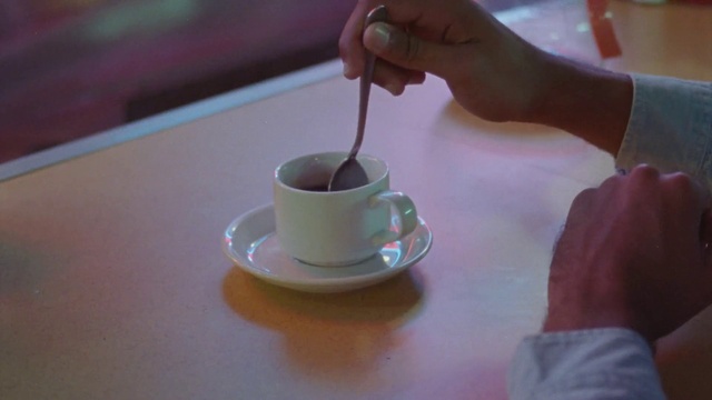 Video Reference: Hand, Tableware, Table, Coffee cup, Drinkware, Dishware, Cup, Saucer, Teacup, Serveware