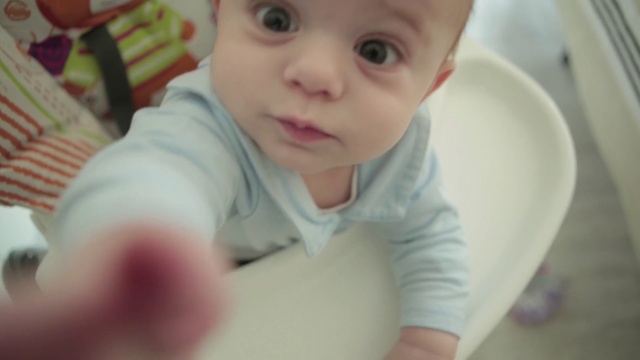 Video Reference: Nose, Face, Cheek, Skin, Lip, Eye, Eyebrow, Mouth, Baby, Sleeve