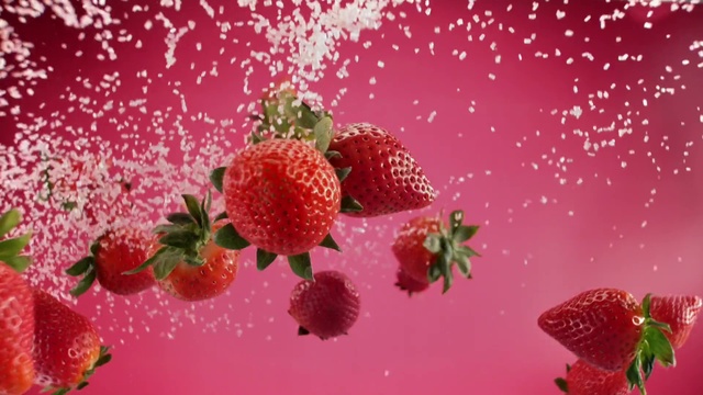 Video Reference: Food, Plant, Liquid, Organism, Ingredient, Strawberry, Petal, Natural foods, Fruit, Cuisine