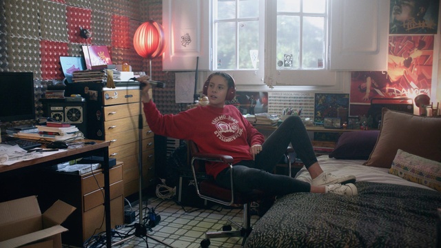 Video Reference: Furniture, Picture frame, Window, Comfort, Lamp, Living room, Television, Computer keyboard, Drawer, Couch