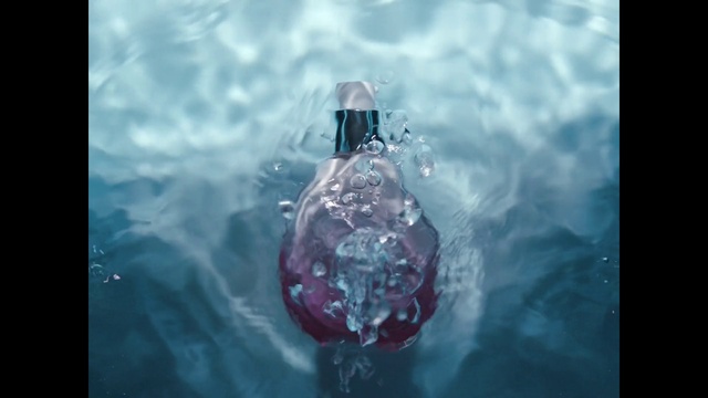 Video Reference: Water, Liquid, Azure, Flash photography, Fluid, Organism, Aqua, Bottle, Art, Electric blue