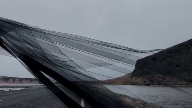 Video Reference: Water, Sky, Slope, Lake, Composite material, Road, Landscape, Reservoir, Wing, Concrete