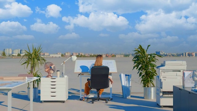 Video Reference: Cloud, Sky, Plant, Furniture, Blue, Azure, Chair, Arecales, Travel, Outdoor furniture