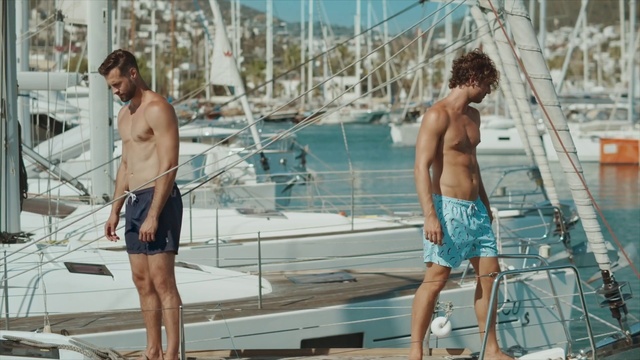 Video Reference: Photograph, Water, Trunks, Leg, Shorts, Muscle, Boat, board short, Swimwear, Body of water