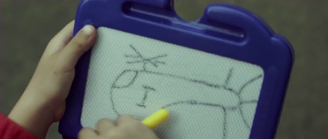 Video Reference: Azure, Finger, Gesture, Rectangle, Material property, Thumb, Gadget, Font, Art, Electric blue