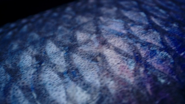 Video Reference: Outerwear, Blue, Azure, Sleeve, Purple, Grey, Electric blue, Tints and shades, Pattern, Denim