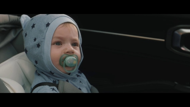 Video Reference: Cheek, Cap, Flash photography, Baby, Happy, Toddler, Hat, Personal protective equipment, Jacket, Baby Products