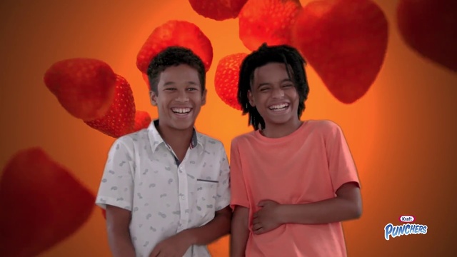 Video Reference: Smile, Shirt, Orange, Human body, Happy, Sleeve, Gesture, Fun, T-shirt, Red