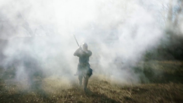 Video Reference: Cloud, Smoke, Fog, Sky, Grassland, Tree, Grass, Landscape, People in nature, Forest