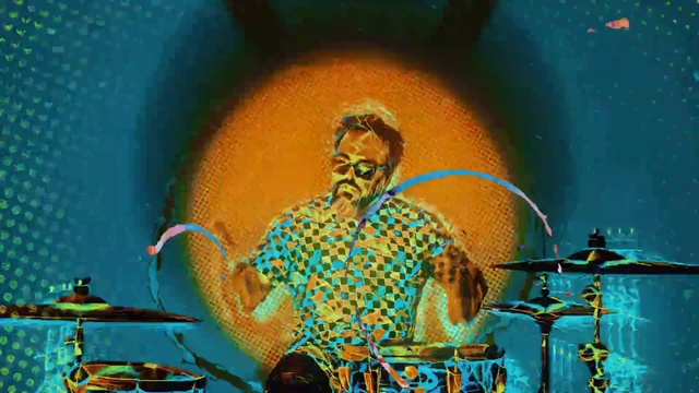 Video Reference: Microphone, Membranophone, Musician, Idiophone, Drum, Musical instrument, Green, Blue, Music artist, Entertainment