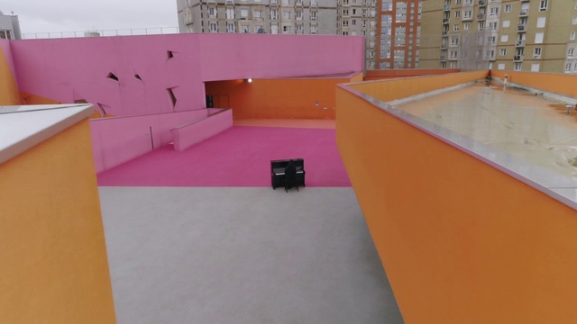 Video Reference: Purple, Flooring, Wood, Pink, Floor, Material property, Rectangle, Urban design, Building, Magenta