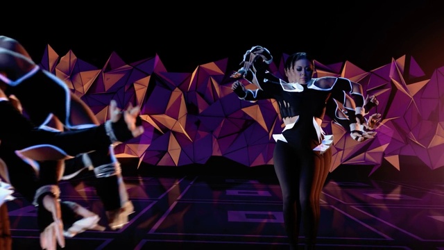 Video Reference: Purple, Entertainment, Performing arts, Violet, Art, Performance art, Event, Cg artwork, Fun, Electric blue