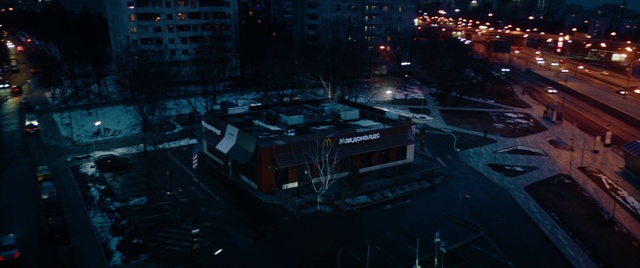 Video Reference: Building, Window, Urban design, Tower block, Cityscape, Sky, Landscape, City, Road, Midnight