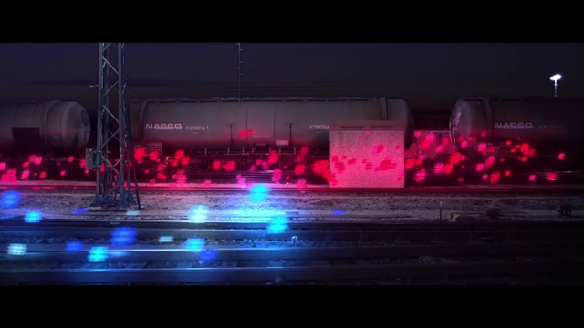 Video Reference: Water, Automotive lighting, Purple, Entertainment, Sky, Fountain, Liquid, Electricity, Visual effect lighting, Font